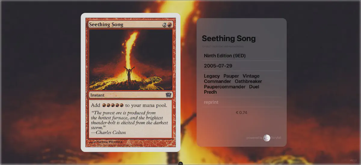 MTG Card Display App